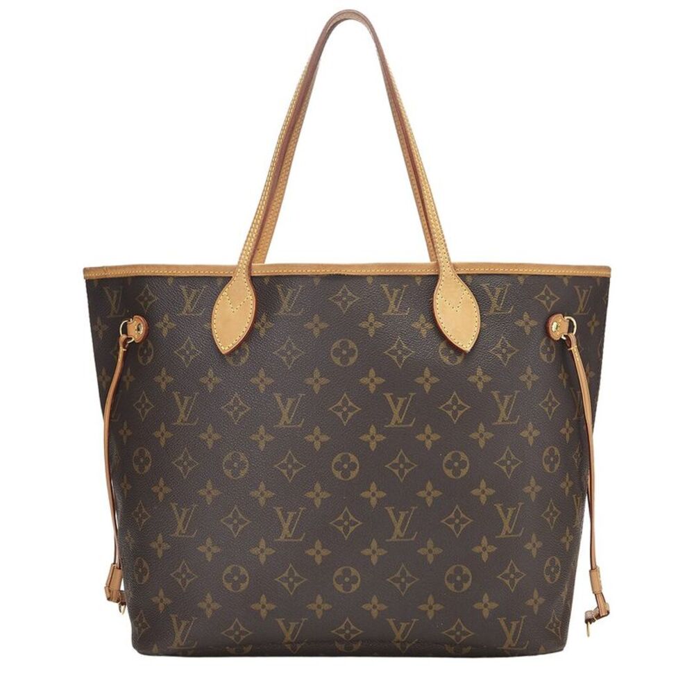 Louis Vuitton Brown Monogram Canvas Neverfull Mm (Authentic Pre-Loved)